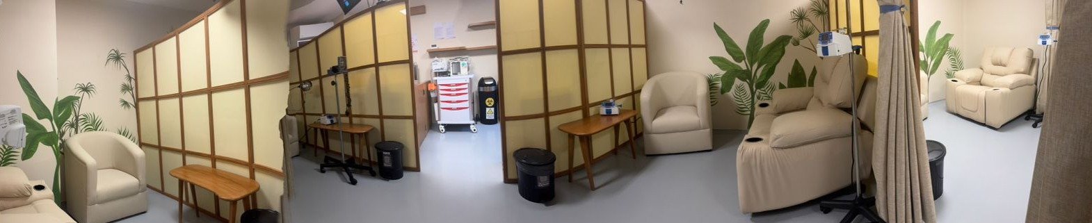 Sala de infusión Sanaré (panorámica)